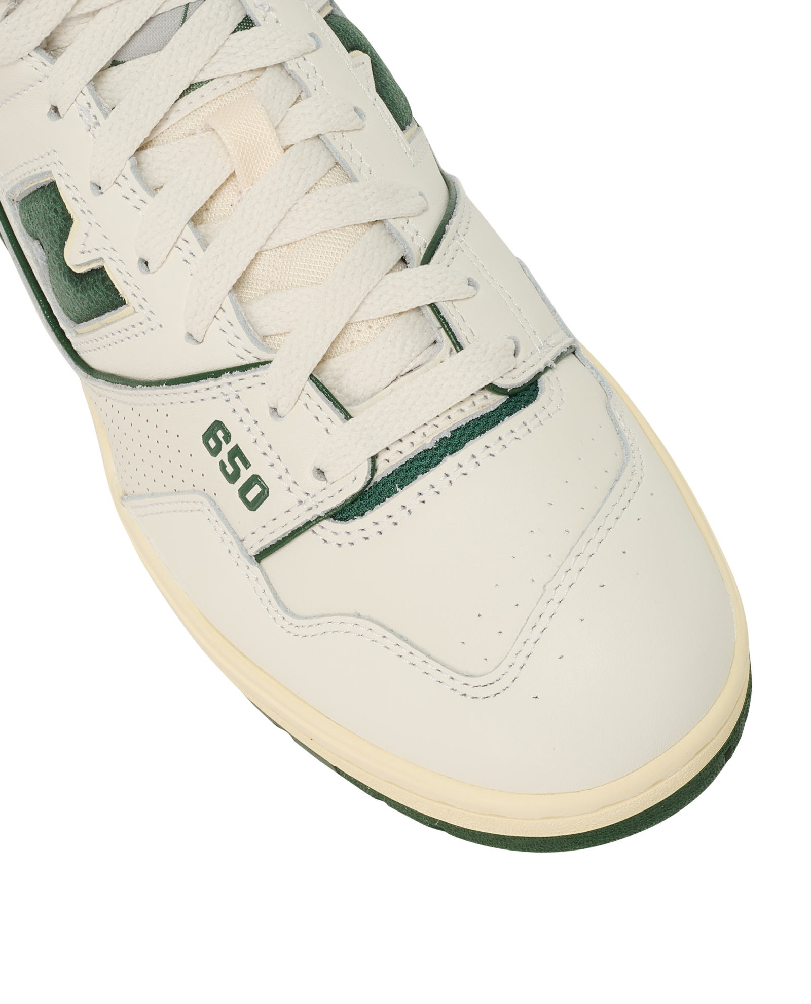 Aime Leon Dore x New Balance 650 Sneakers, &pound;80, Shoes, Green/White, Leather, Other view