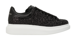 Alexander McQueen Oversized Sneakers, Glitter/Leather, Black, Uk6.5, B, 3*