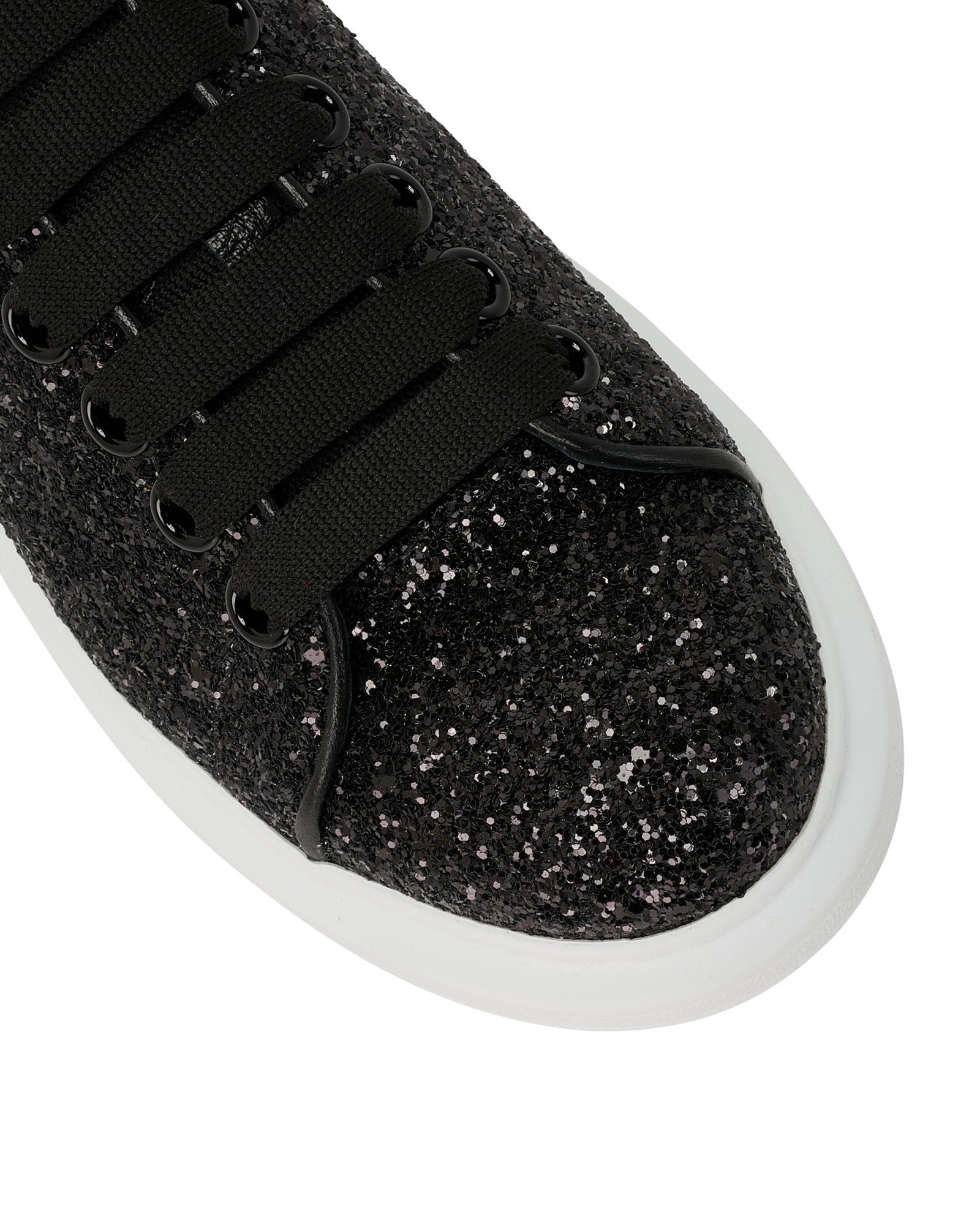 Alexander McQueen Oversized Sneakers, &pound;350, Shoes, Black, Leather, Other view