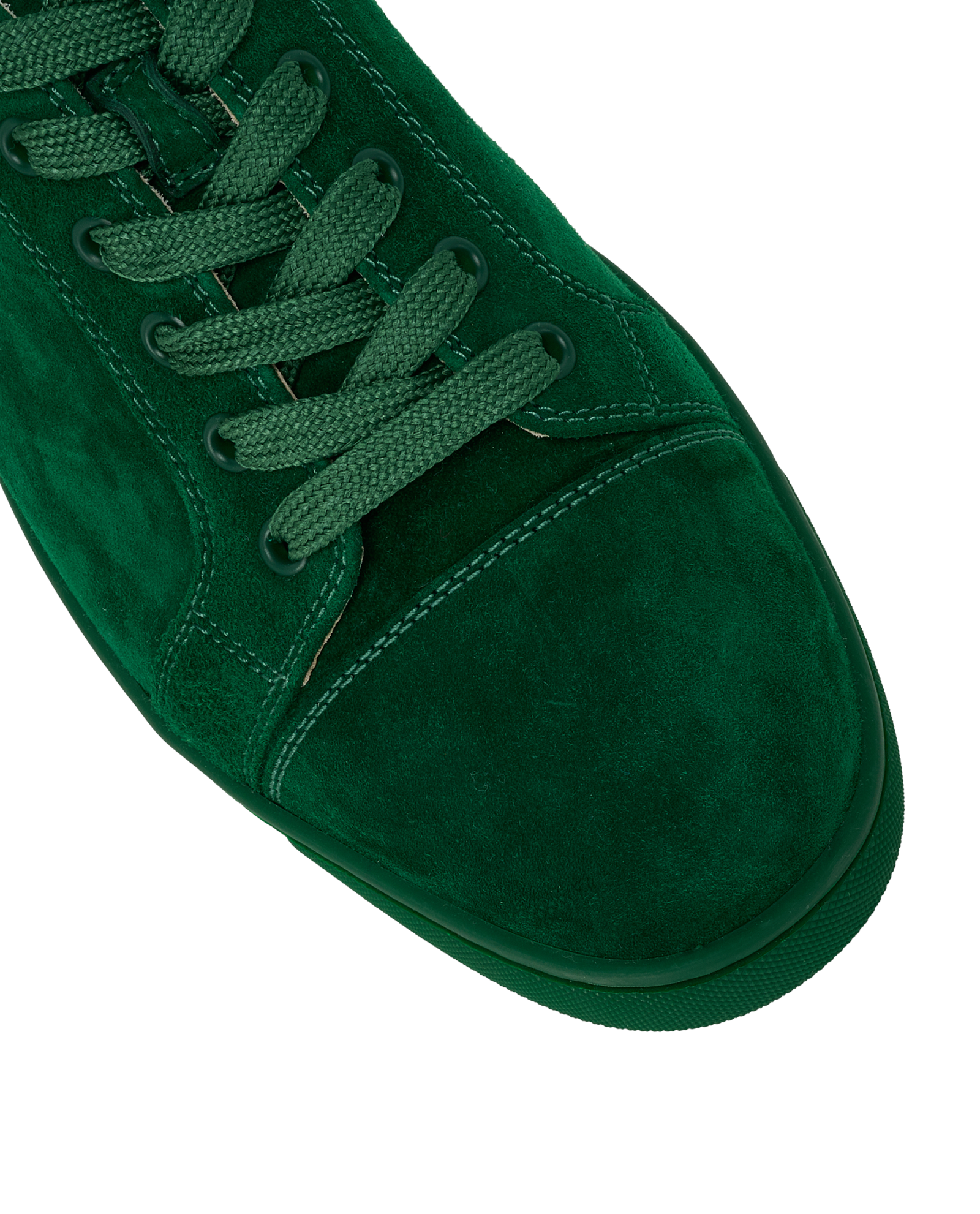 Christian Louboutin Trainers, &pound;395, Shoes, Green, Suede, Other view