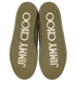 Jimmy Choo Belgravia Trainers, &pound;150, Shoes, Green, Leather, Top view