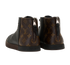 Louis Vuitton Line Up Sneakers, &pound;230, Shoes, Black/Brown, Canvas/Leather, Back view