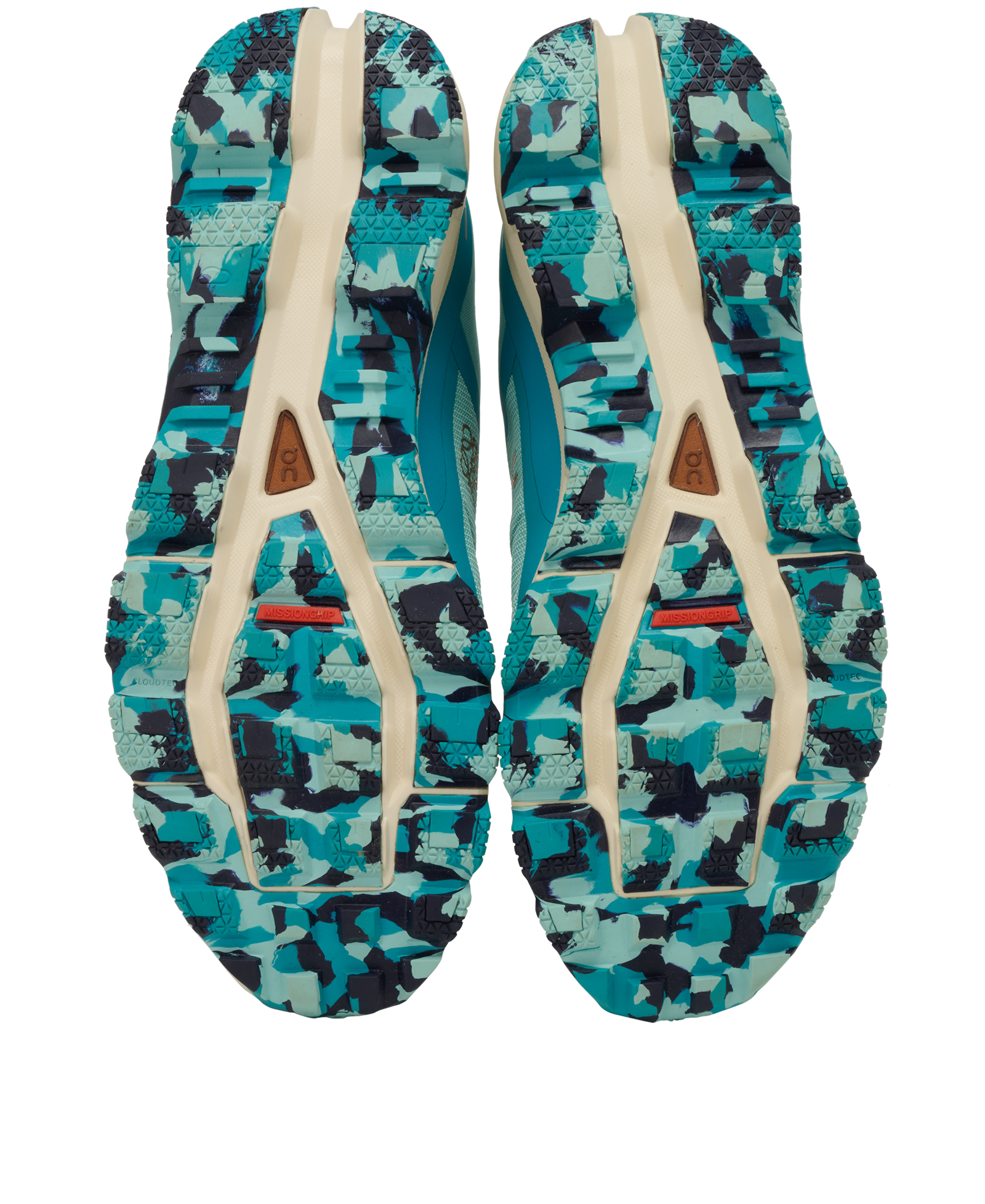 Loewe X ON Cloudventure Trainers, &pound;250, Shoes, Blue/Light Blue, Polyester Mix, Top view