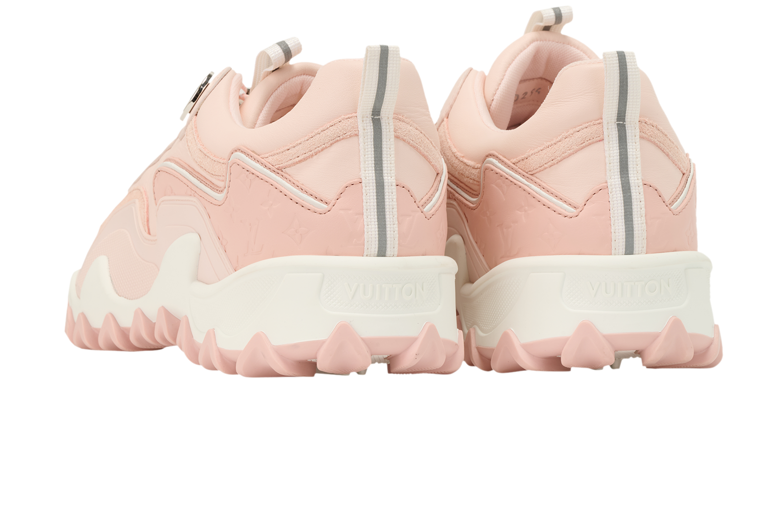Louis Vuitton LV Rush Trainers, &pound;395, Shoes, Pink, Leather, Back view