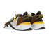 Fendi Flow Trainers, &pound;250, Shoes, Black/Yellow, Mesh/Suede, Back view