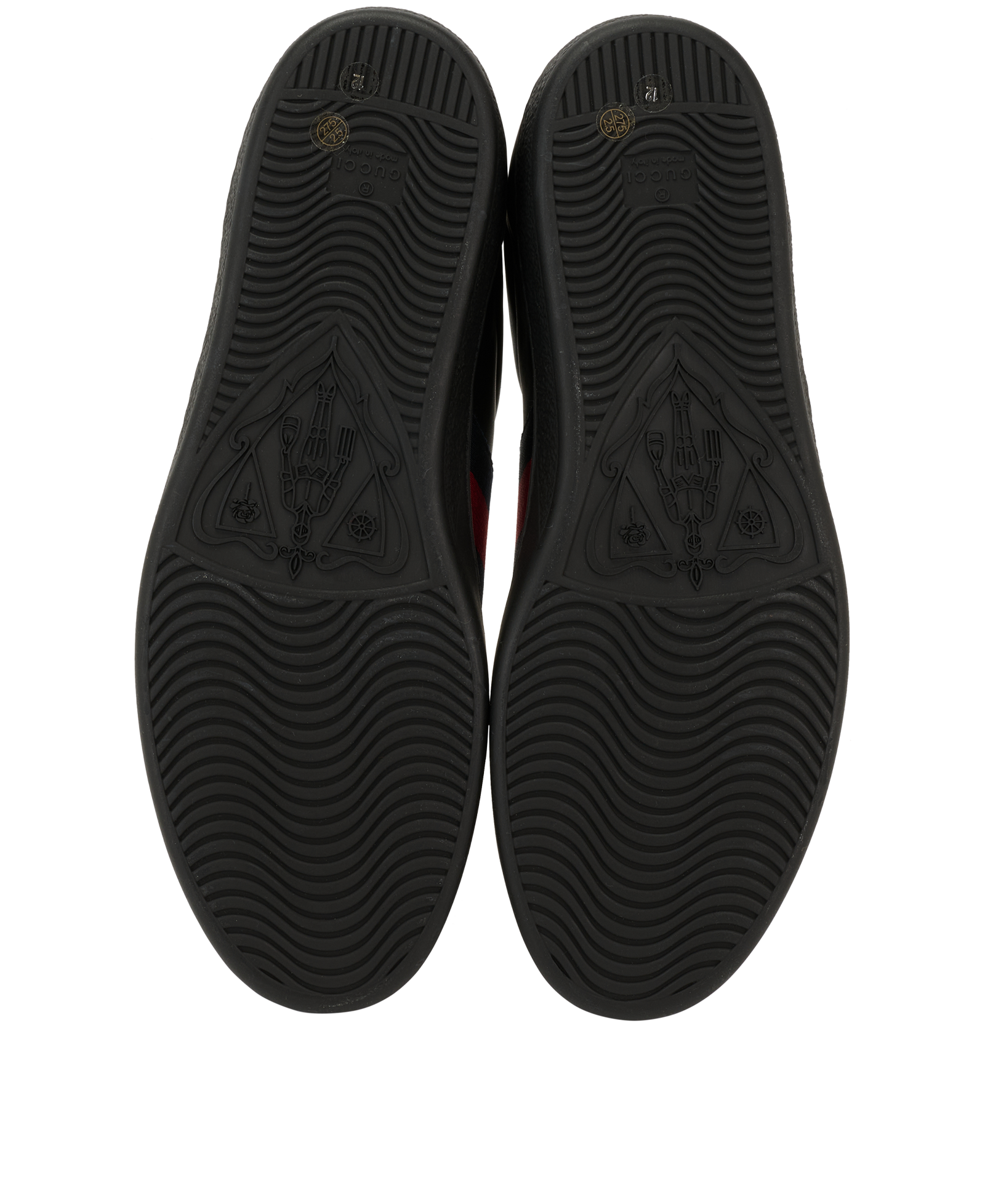 Gucci Ace Sneakers, &pound;320, Shoes, Black, Leather, Top view