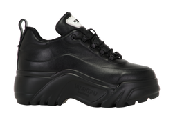 Valentino Flyover Trainers, Leather, Black, UK3.5, DB/B, 2*