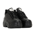 Valentino Flyover Trainers, &pound;220, Shoes, Black, Leather, Side view