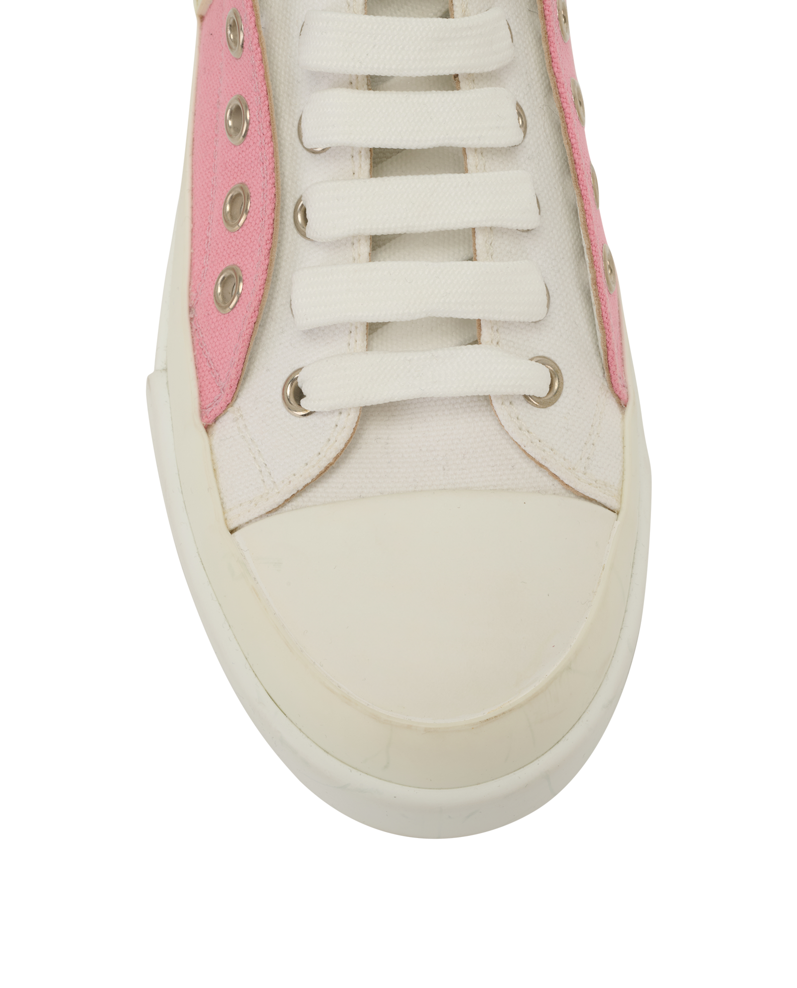 Dolce & Gabbana Portofino Trainers, &pound;150, Shoes, Pink/White, Canvas, Other view