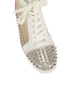 Christian Louboutin Sosoxy Spikes Sneakers, &pound;320, Shoes, White, PVC, Other view