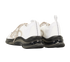 Gucci Run Low Trainers, &pound;290, Shoes, White, Fabric, Back view