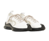 Gucci Run Low Trainers, &pound;290, Shoes, White, Fabric, Side view