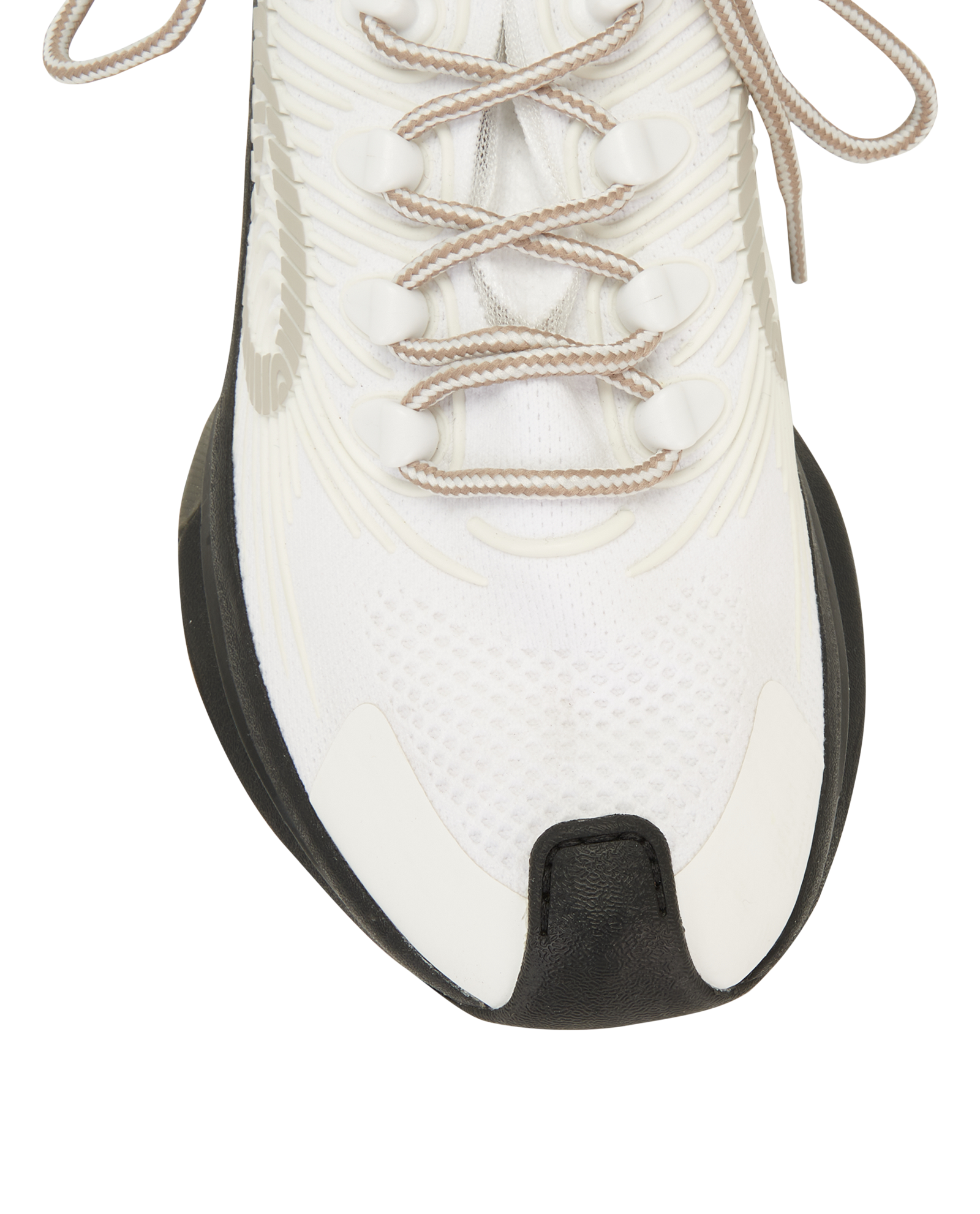 Gucci Run Low Trainers, &pound;290, Shoes, White, Fabric, Other view