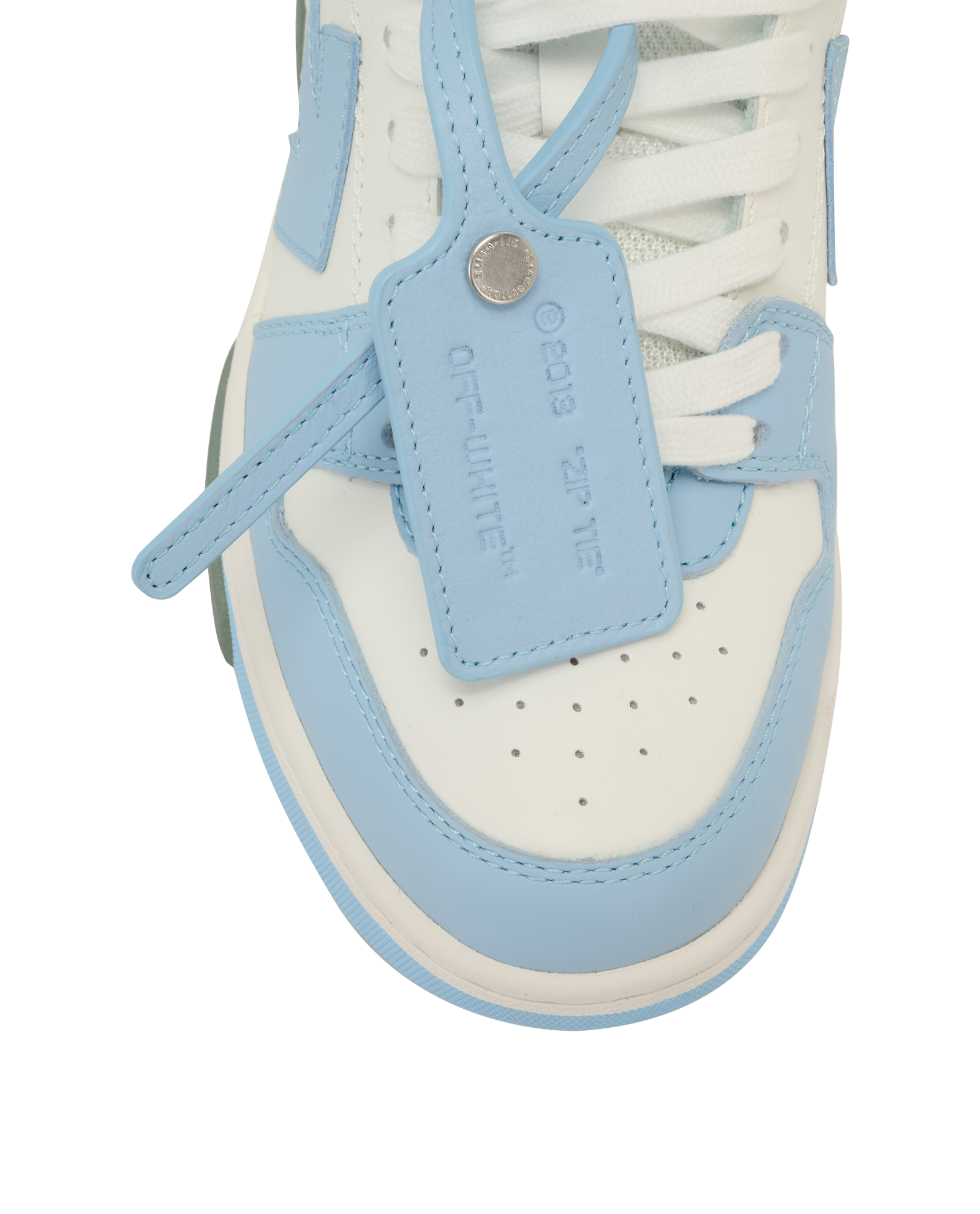 Off-White Out Of Office Trainers, &pound;150, Shoes, Blue/White, Leather, Other view
