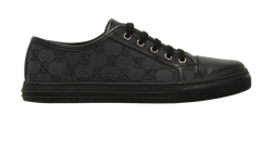 Gucci GG Miro Soft Trainers, Mens, Canvas, Black, UK6.5, 2*