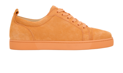 Christian Louboutin Junior Low-Top, &pound;295, Shoes, Orange, Suede, Front view