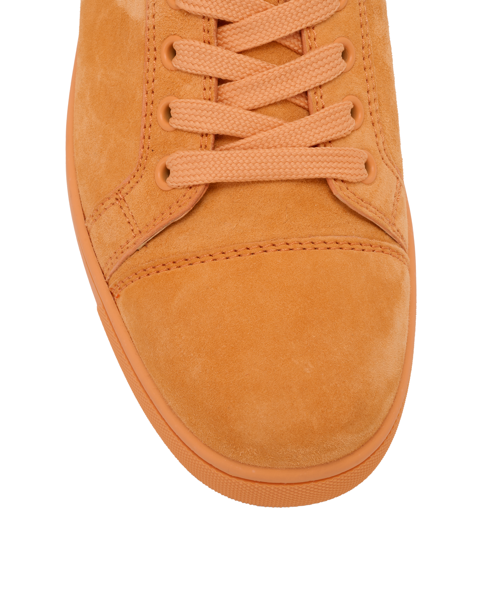 Christian Louboutin Junior Low-Top, &pound;295, Shoes, Orange, Suede, Other view