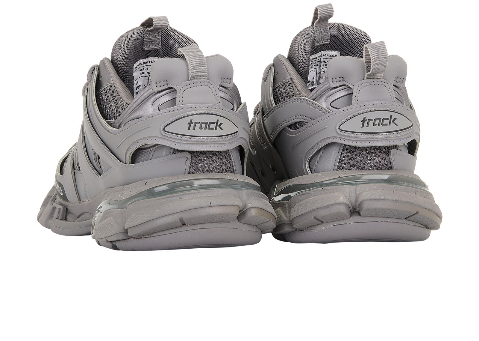 Balenciaga Track Trainers, &pound;320, Shoes, Grey, Leather, Back view