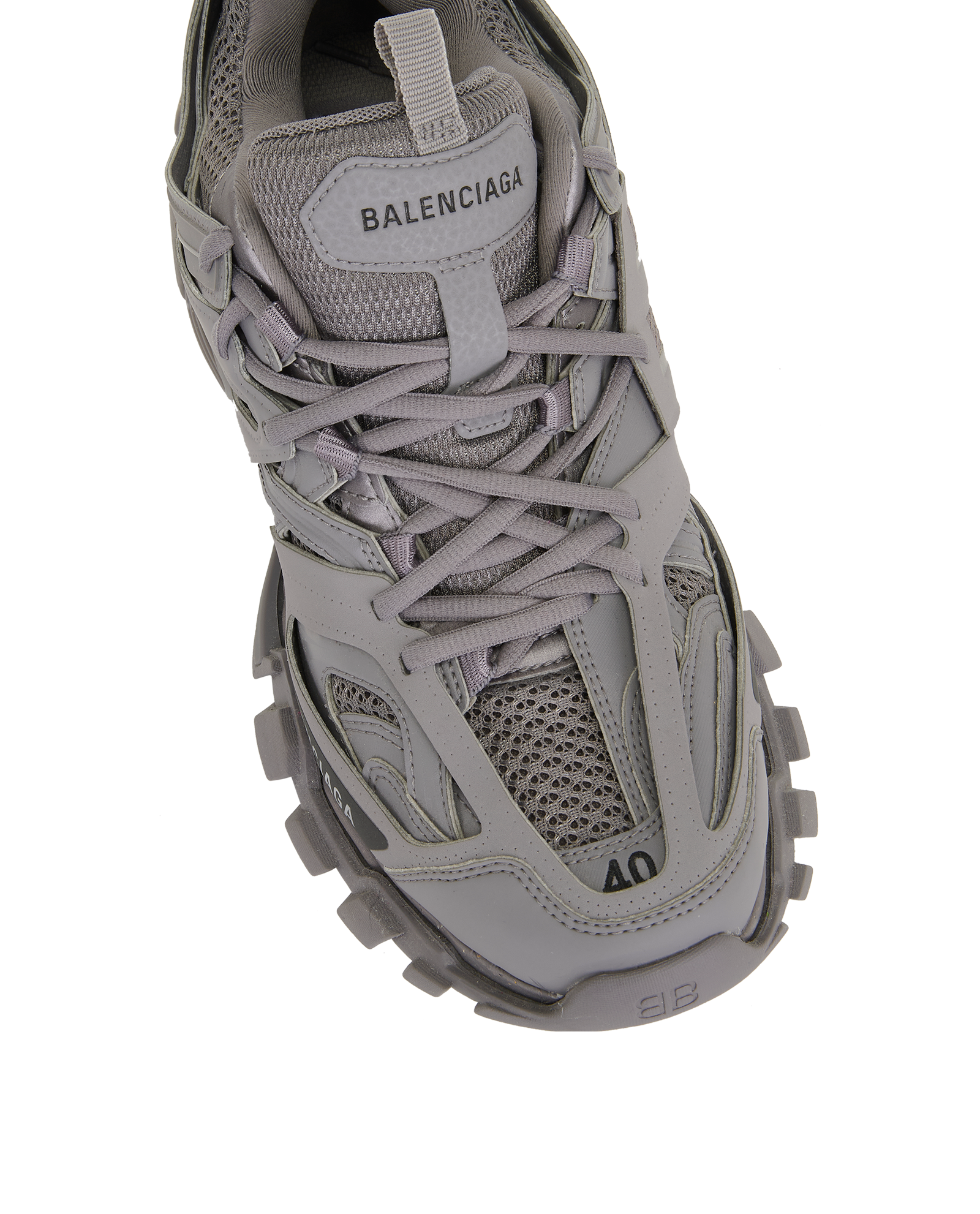 Balenciaga Track Trainers, &pound;320, Shoes, Grey, Leather, Other view
