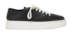 Prada Downtown Sneakers, Leather, Black, UK7, DB/B, 1*