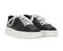 Prada Downtown Sneakers, &pound;190, Shoes, Black, Leather, Side view