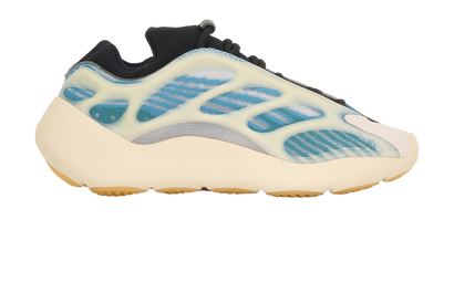 Adidas Yeezy 700 V3 Kyanite Trainers, &pound;70, Shoes, Black/Blue, Fabric, Front view