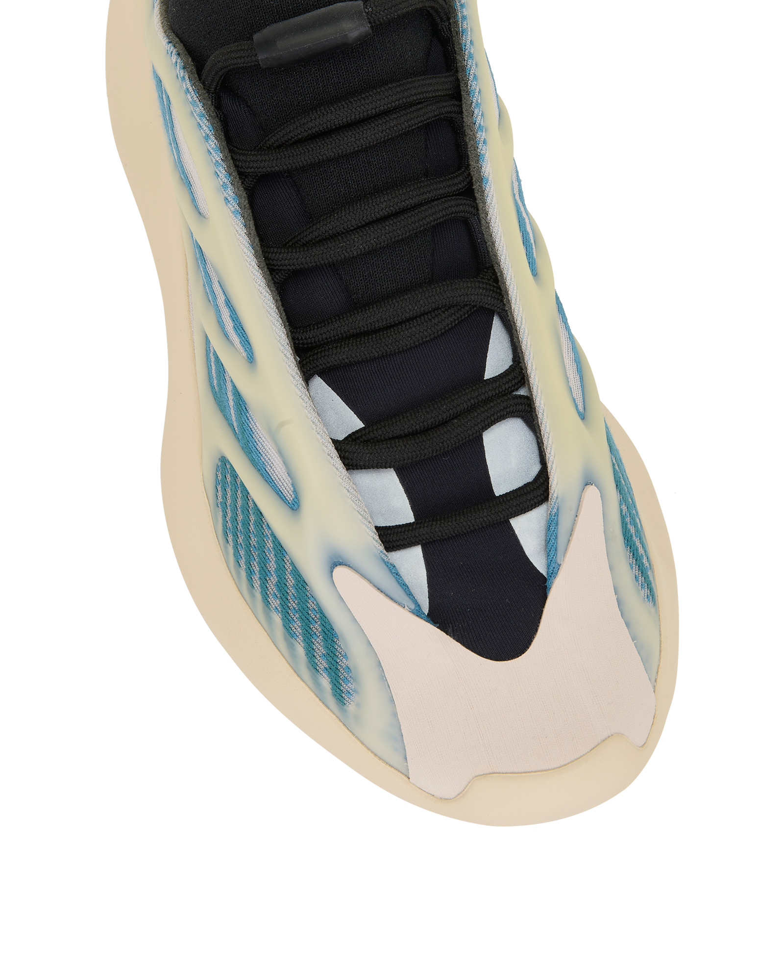 Adidas Yeezy 700 V3 Kyanite Trainers, &pound;70, Shoes, Black/Blue, Fabric, Other view