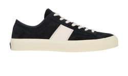 Tom Ford Cambridge Trainers, Mens, Suede, Blk/White, UK9.5, B, 2*