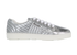 Prada Diagramme Trainers, &pound;250, Shoes, Metallic/Silver, Leather, Front view