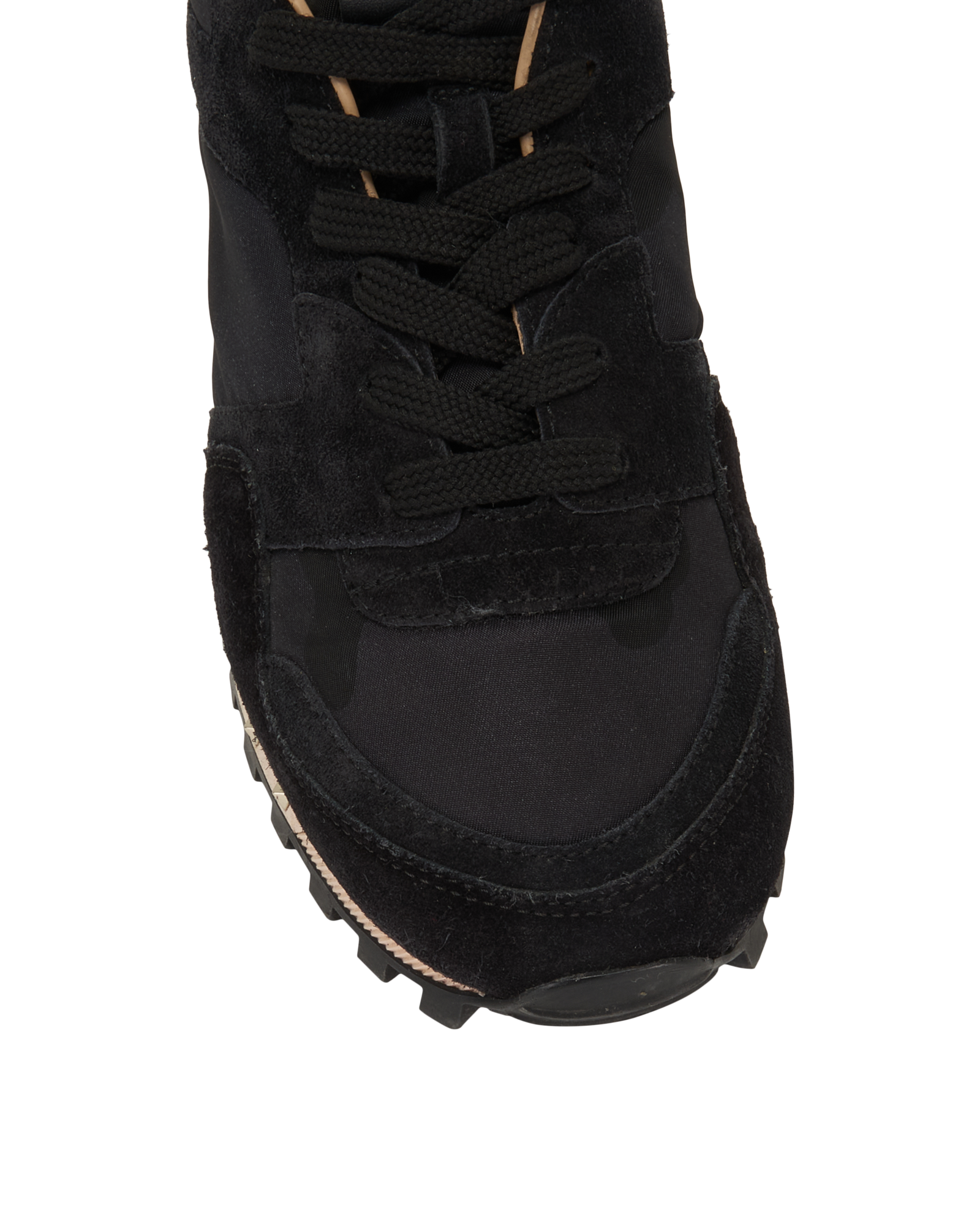Valentino Studsole Camo Sneakers, &pound;175, Shoes, Black, Nylon/Suede, Other view