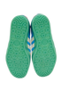 Gucci x Adidas Gazelle, &pound;350, Shoes, Blue/Green, Satin, Top view