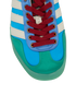 Gucci x Adidas Gazelle, &pound;350, Shoes, Blue/Green, Satin, Other view