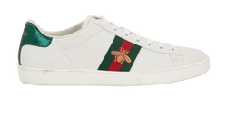 Gucci Ace Trainers, Leather, White, UK7, B/DB, 2*