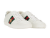 Gucci Ace Trainers, &pound;290, Shoes, White, Leather, Side view