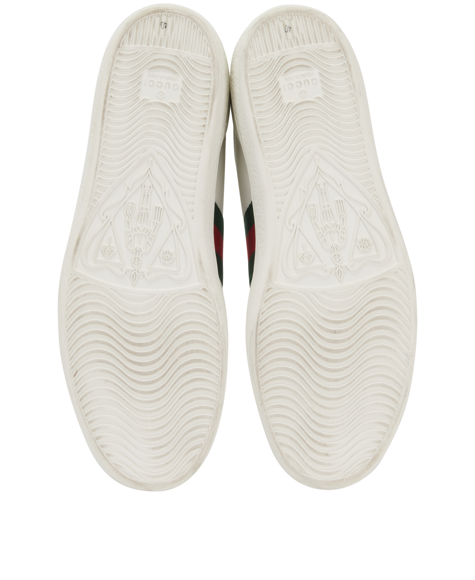 Gucci Ace Trainers, &pound;290, Shoes, White, Leather, Top view