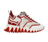 Louboutin Sharkina Trainers, &pound;395, Shoes, Red/White, Mesh, Front view