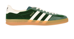 Adidas GG Gazelle Trainers, Velvet, Green/White, UK13, 4*