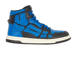 Amiri Skel High Top Trainers, Leather, Blue/Black, UK8, 3*