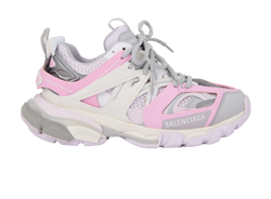 Balenciaga Track LED Trainers, Fabric, Pink/Grey/White, UK3, DB/B, 2*