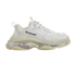 Balenciaga Triple S Clear Soles, £350, Shoes, White, Faux Leather, Front view