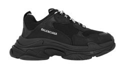 Balenciaga Triple S Trainers, Mens, Leather/Fabric, Black, UK9, DB/B, 3*