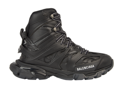 Balenciaga Track Hike Trainers, Leather, Black, UK6, DB, 3*