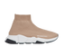 Balenciaga Speed Sock Trainers, &pound;295, Shoes, Beige, Fabric, Front view