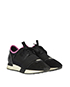 Balenciaga Black Road Runner Trainers, side view