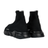 Balenciaga Speed 2.0 Trainers, &pound;280, Shoes, Black, Fabric/Rubber, Back view
