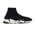 Balenciaga Speed 2.0 Trainers, &pound;350, Shoes, Black/White, Polyester (Polymer), Front view