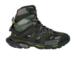 Balenciaga Track Hike Trainers, Mens, Rubber/Mesh, Green/Grey,UK7,B/DB,3*