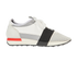 Balenciaga Race Runners, £120, Shoes, White, Leather, Front view