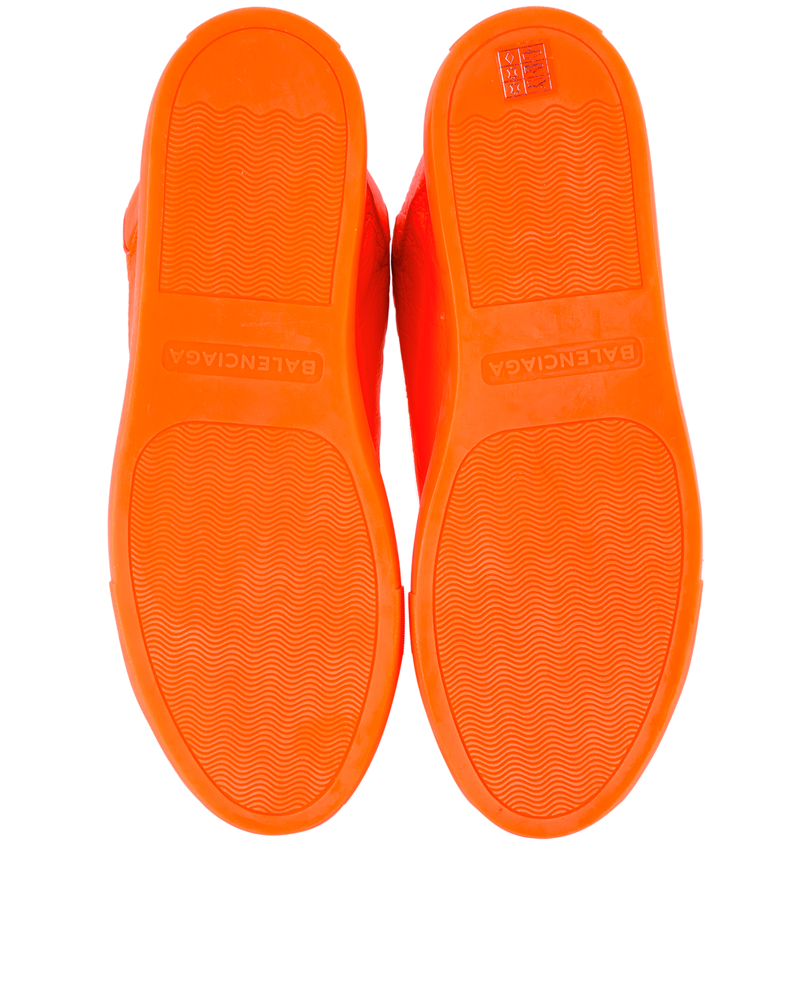 Balenciaga Arena High Top, &pound;250, Shoes, Orange, Leather, Top view