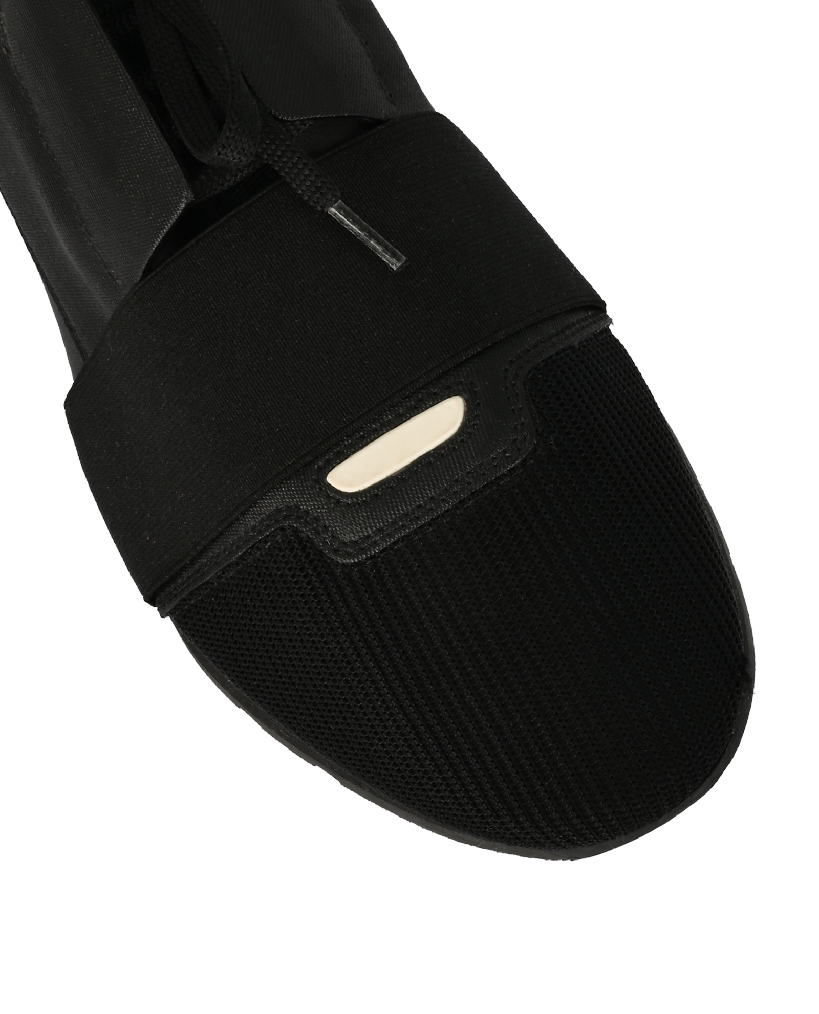 Balenciaga Race Runner Croc Embossed Trainers, &pound;190, Shoes, Black, Fabric, Other view